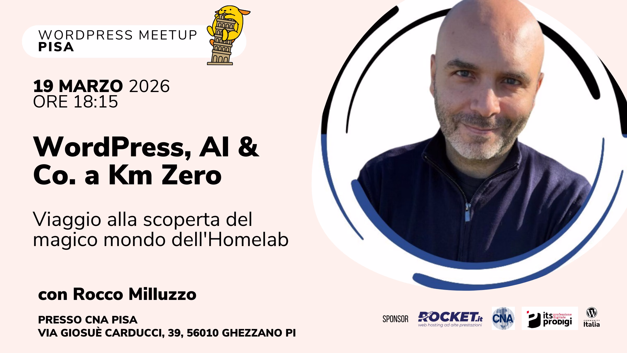 wordpress ai e co a km zero Meetup WP Pisa