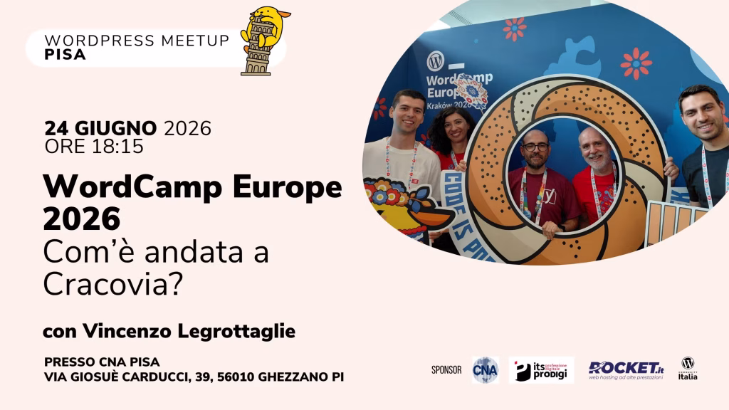 Worcamp Europe 2026 meetup Pisa